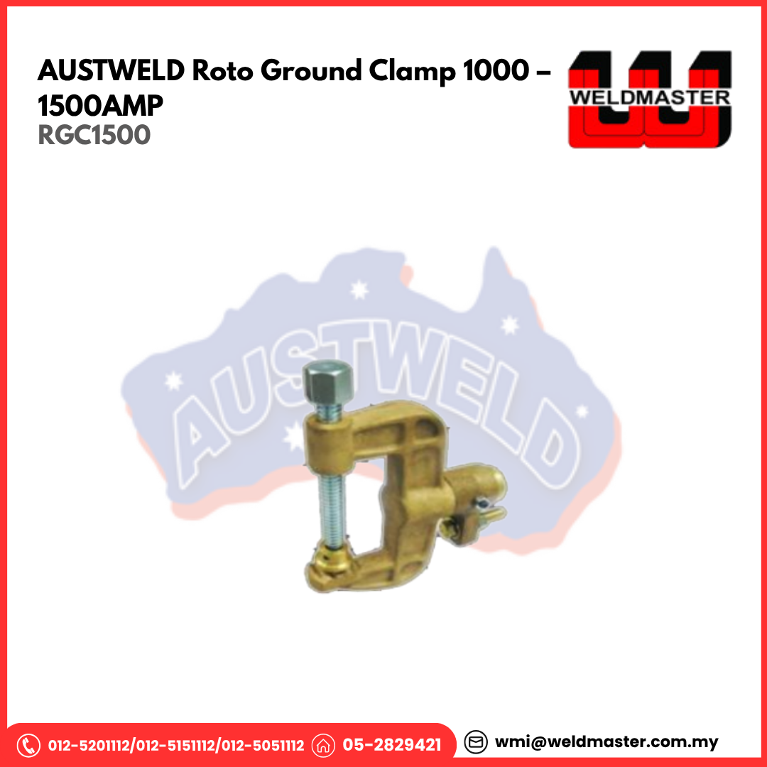 AUSTWELD ROTO GROUND CLAMP - 1000 – 1500AMP (RGC1500)