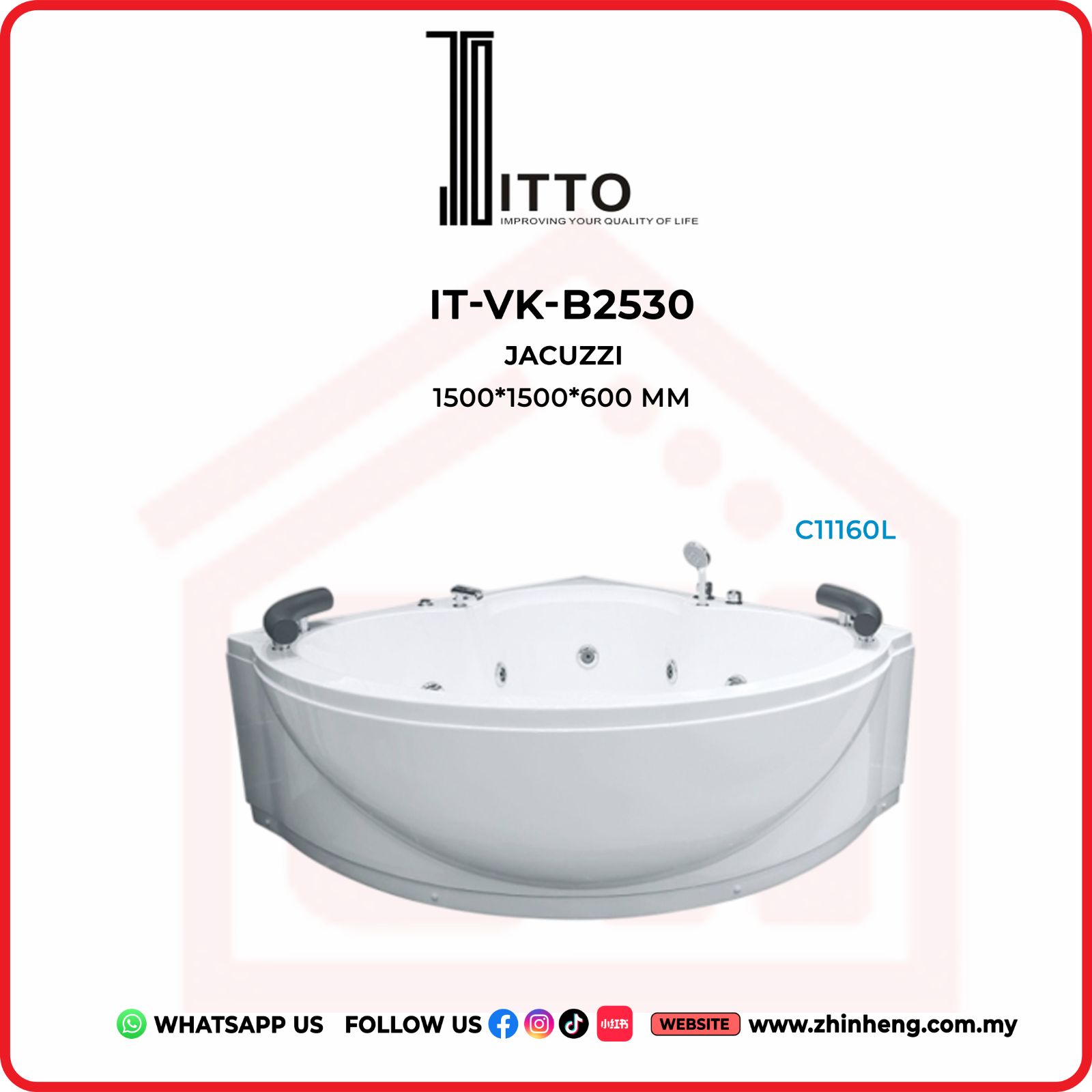 ITTO JACUZZI  IT-VK-B2530