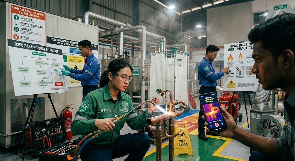 HVAC brazing training course