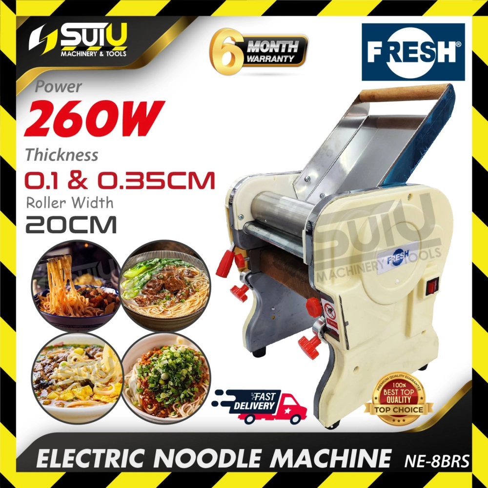 FRESH NE-8B / NE-8BRS / NE8B8S Table Top Electric Noodle Machine 260W