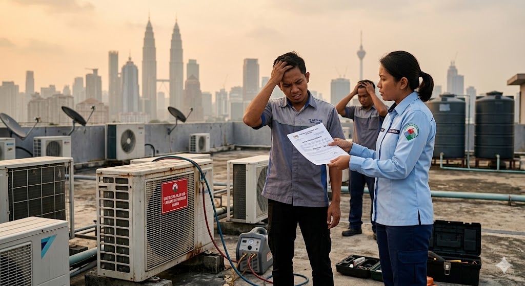 refrigerant gas release penalty Malaysia DOE
