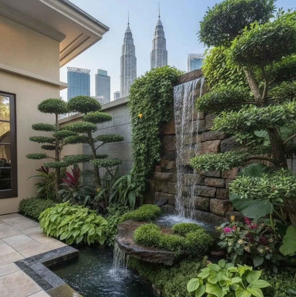 Luxury Water Fountain Contractor Malaysia 马来西亚豪华喷泉承包商 Kontraktor Air Pancut Mewah Malaysia