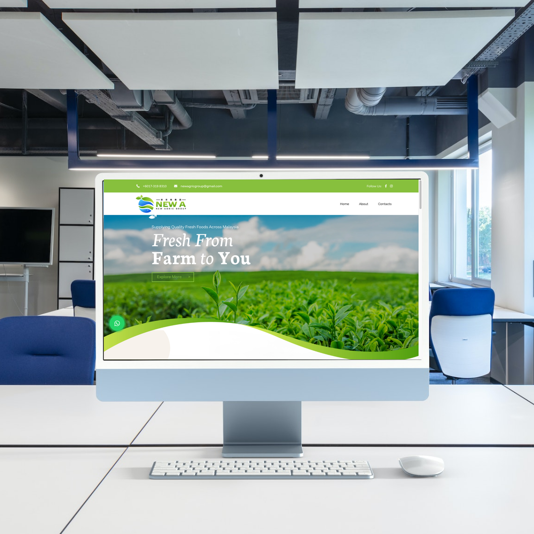 New Agric Group Website Design & SEO Case Study | Fresh Fruits in Selangor
