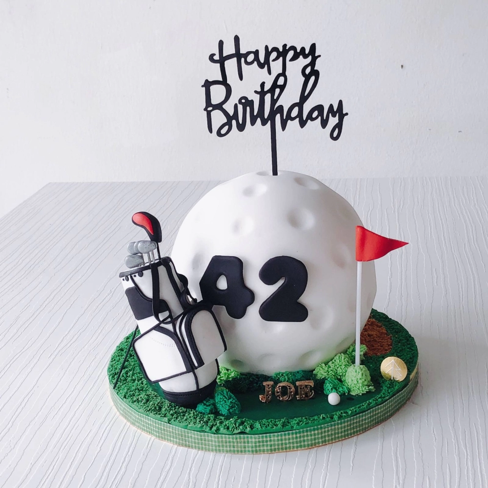 Golf Ball Cake