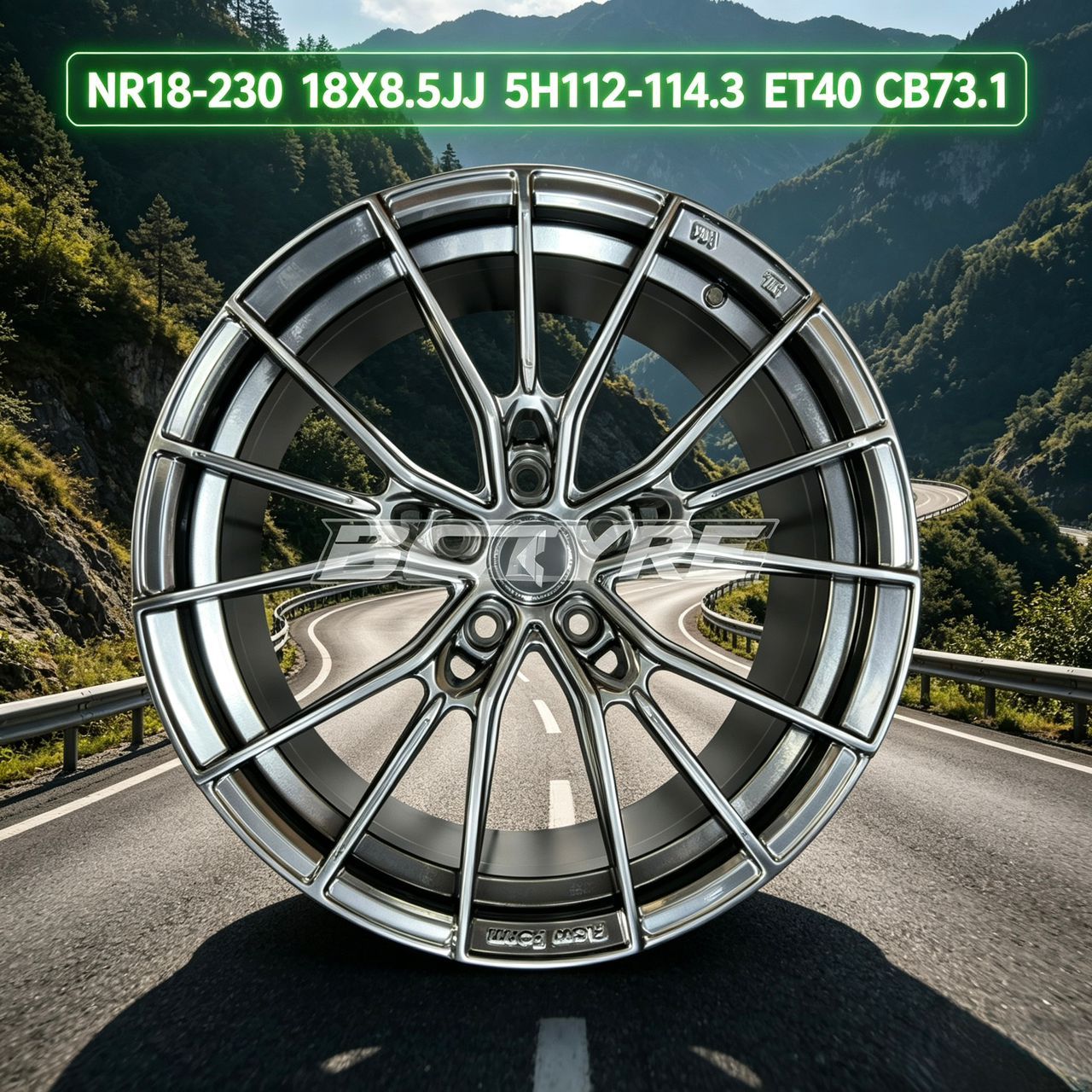 NR18-230 18X8.5JJ 5H112-114.3 ET40 CB73.1