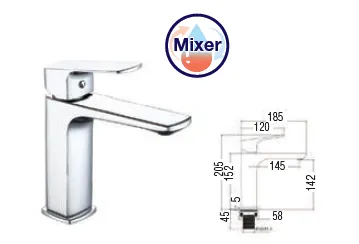 Basin Pillar Tap - Mixer ( Codename : SWP-B-2720 ) 