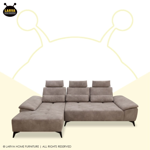 Halley Pushback L-Shape Sofa