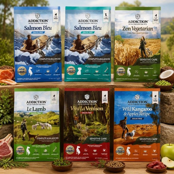Addiction Grain Free Dog Food Salmon Bleu 1.8kg - Premium Wild Island Recipe with Pacific Salmon