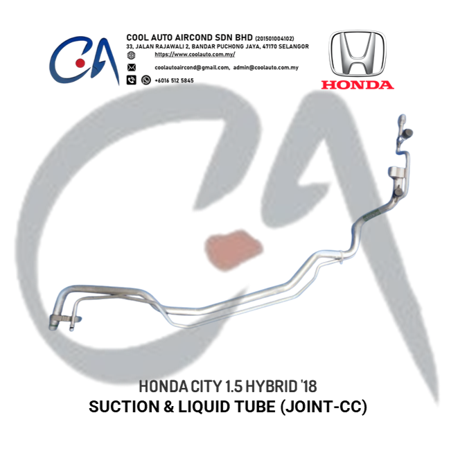 HONDA CITY 1.5 HYBRID '18 SUCTION & LIQUID TUBE (JOINT-CC)