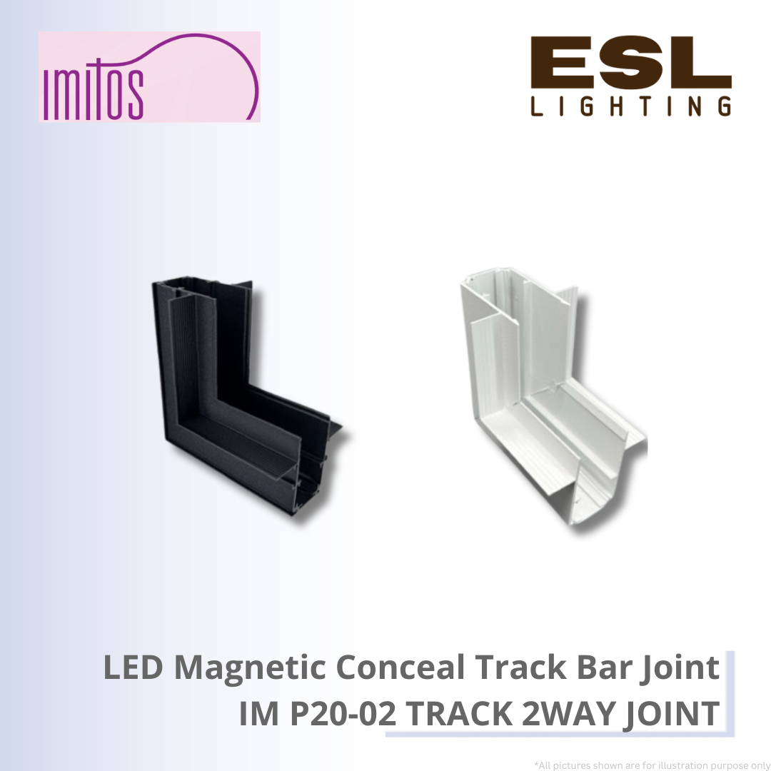 IMITOS LED Magnetic Conceal Track Bar Joint - IM P20-02 TRACK 2WAY JOINT