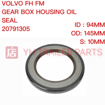 GEARBOX HOUSING OIL SEAL VOLVO 20791305 , 1652776