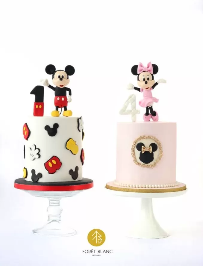 Mickey Minnie Cake