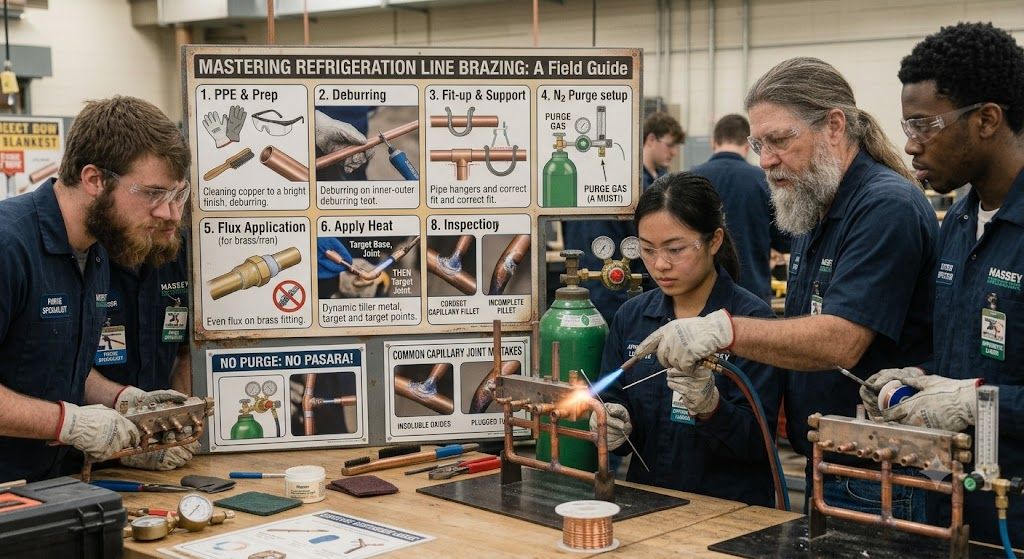 refrigeration pipe brazing training guide