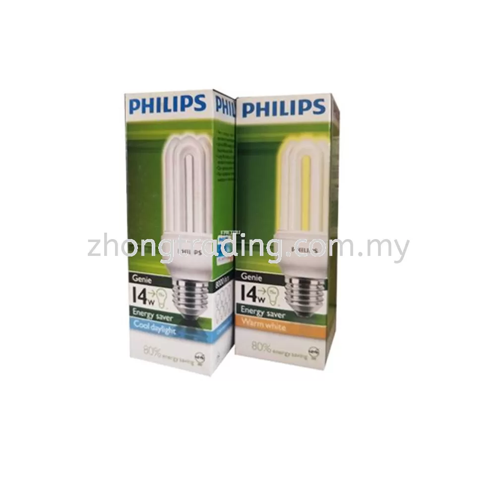Philips E27 14W Genie Bulb Warm White