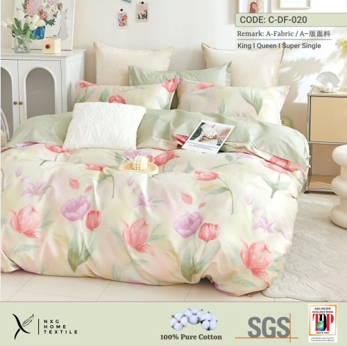 Pre-Order ETA: 5th April 2024 ~ C-DF-020 Bedding 100% Pure Cotton 