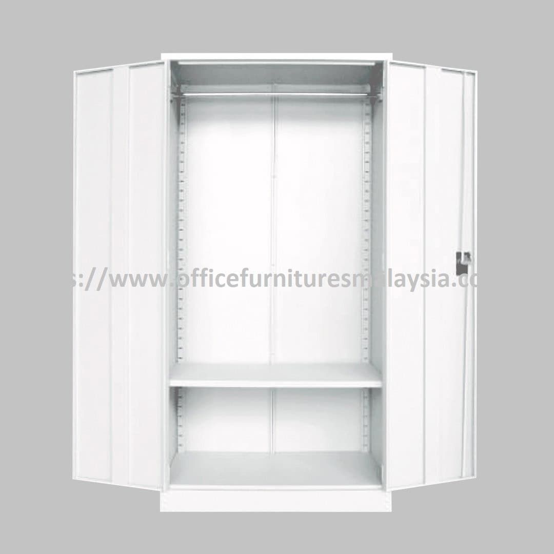 White Steel Wardrobe Full Height Cabinets OFM200W