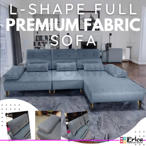 Premium XL Fabric Sofa L-Shape/Corner