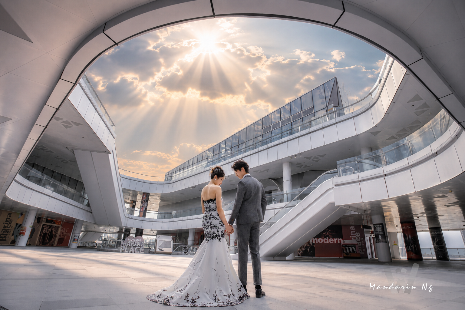 Architectural Pre Wedding Shoot
