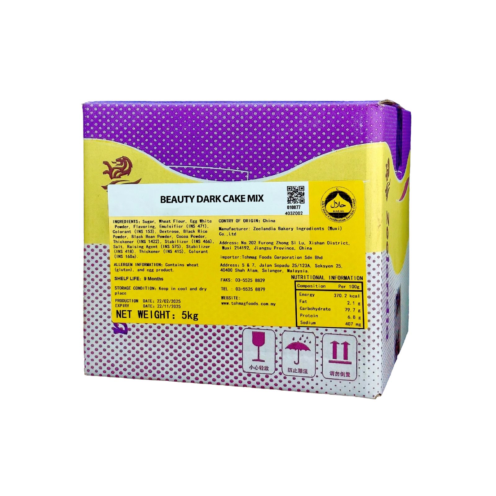 TEHMAG Beauty Dark Cake Mix