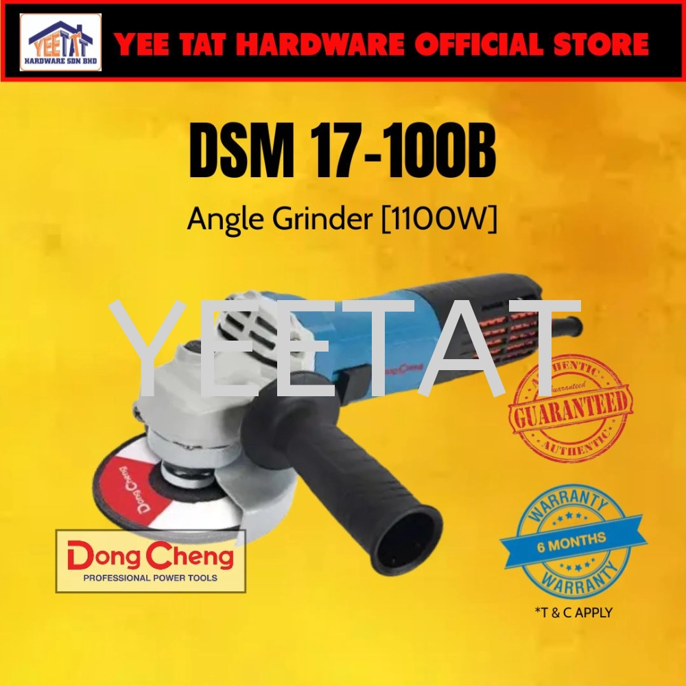[ DONGCHENG ] DSM17-100B Angle Grinder [1100W]
