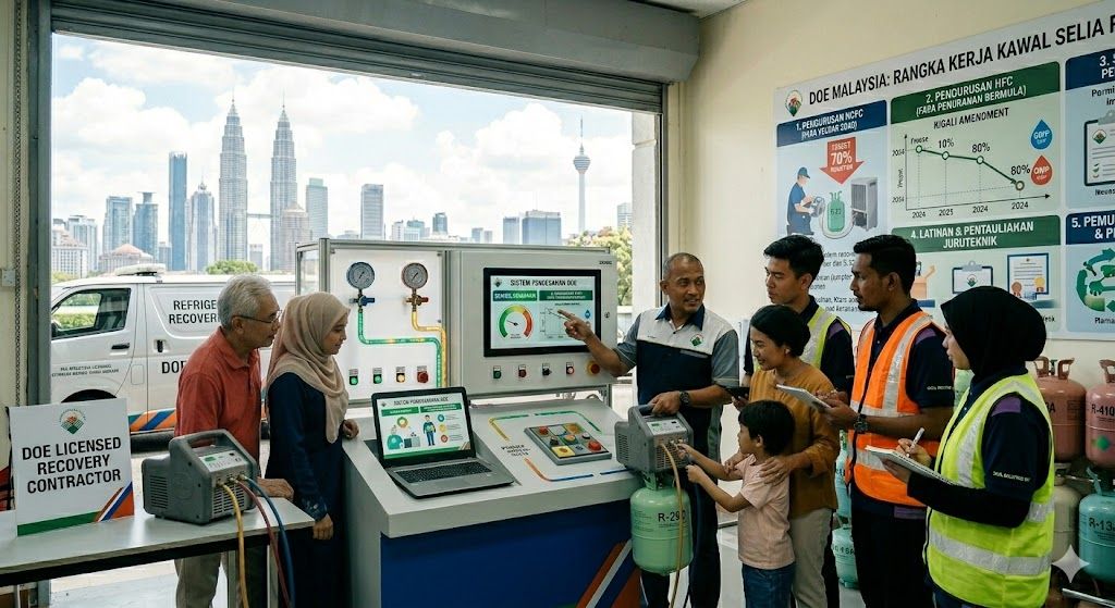 refrigerant recycling rules DOE Malaysia
