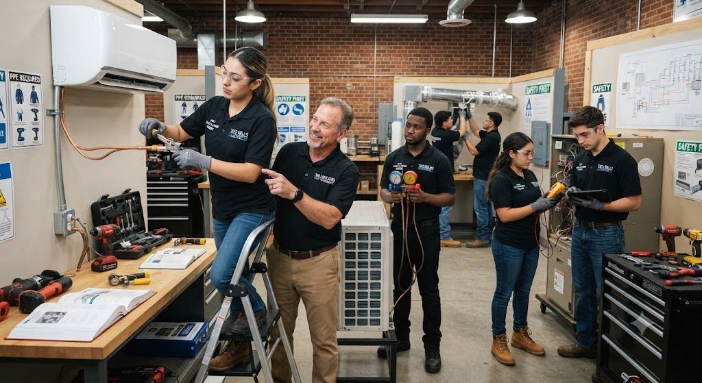 Air conditioning installer training program