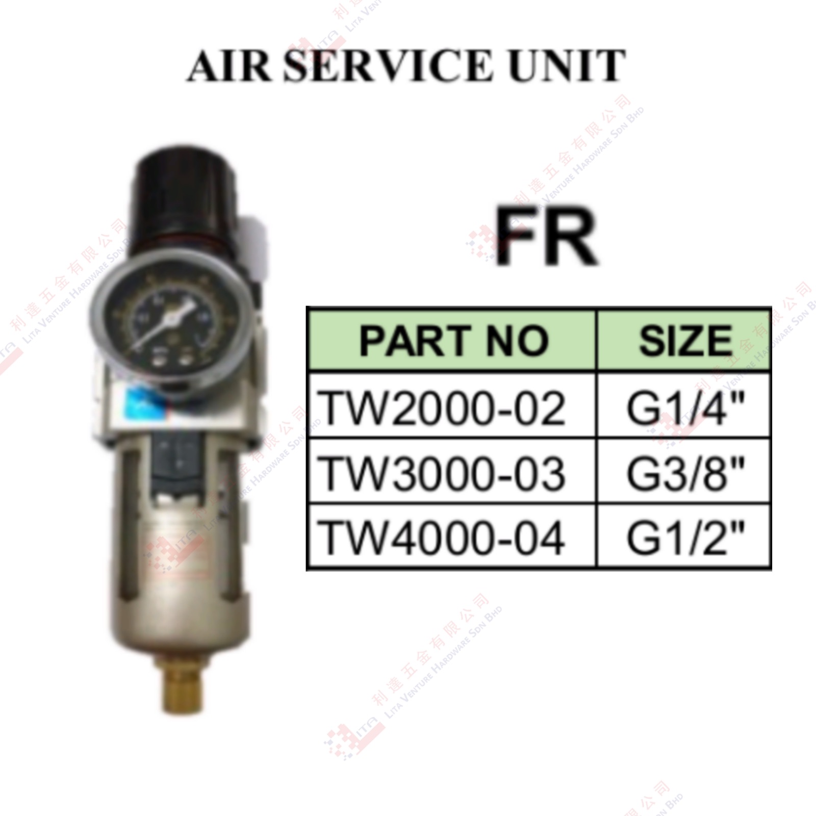 AIR SERVICE UNIT FR - TW200002 TW300003 TW400004
