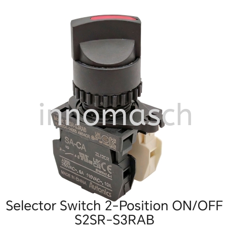 2-Position ON/OFF Selector Switch S2SR-S3RAB Nibong Tebal, Penang ...