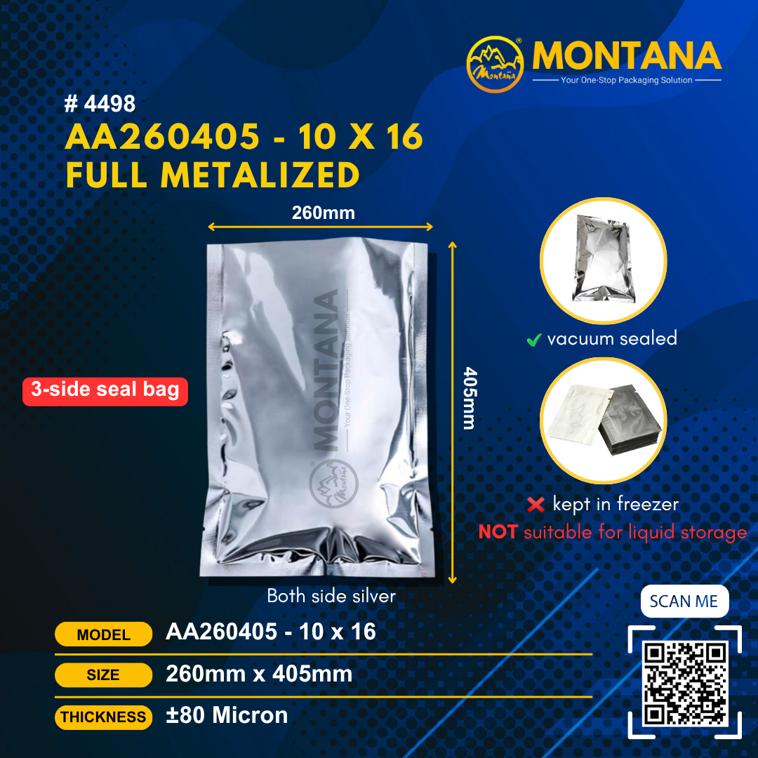 (4498) FULL METALIZED AA260405 - 10 x 16