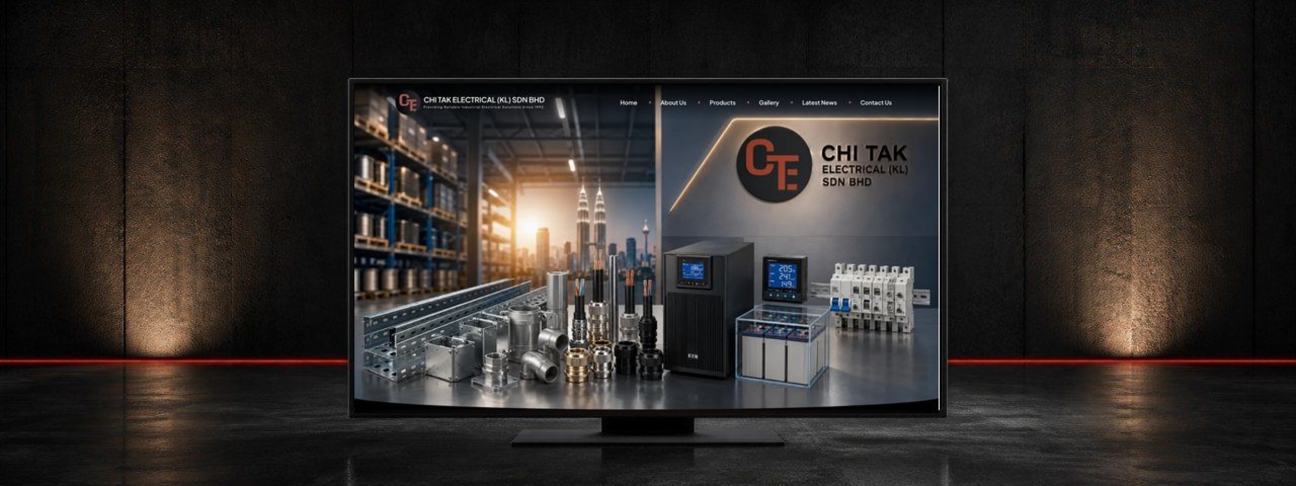 Chi-Tak Electrical Industrial Catalogue Website Design Case Study in Kuala Lumpur