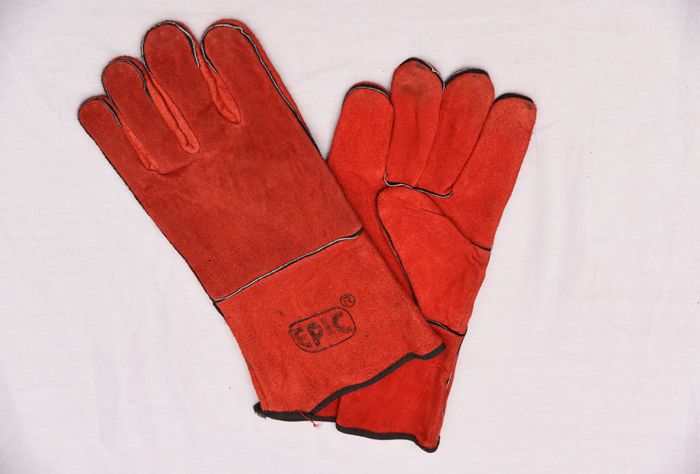 13″ Red Full Leather Hand Glove