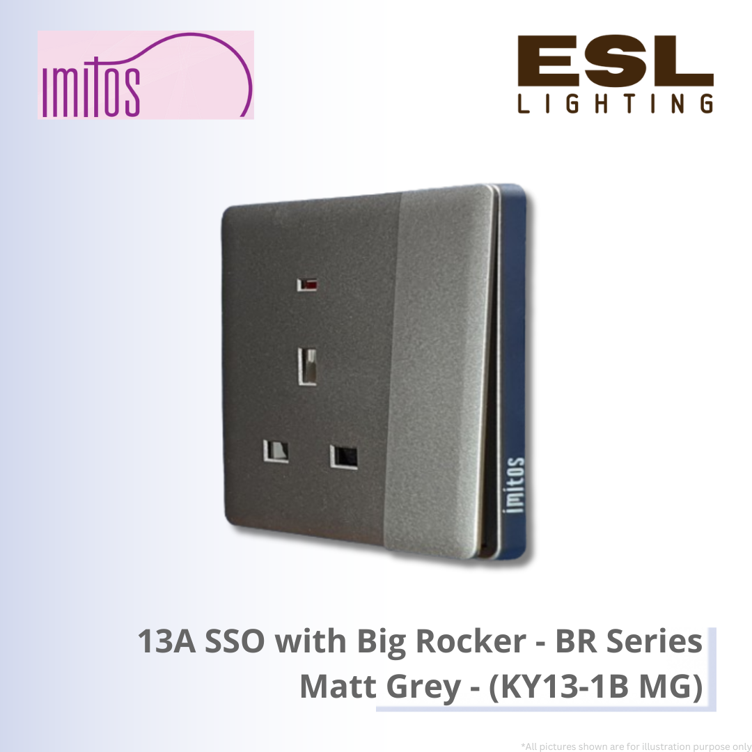 IMITOS 13A SSO with Big Rocker (BR Series) Matt Grey - KY13-1B MG