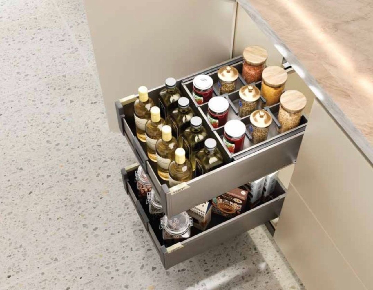FG SERIES VIPO MOCHA GOLD PULL OUT SEASONING BASKET WT SOFT CLOSE