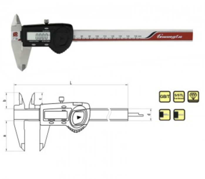 GUANGLU Digital high-precision calipers