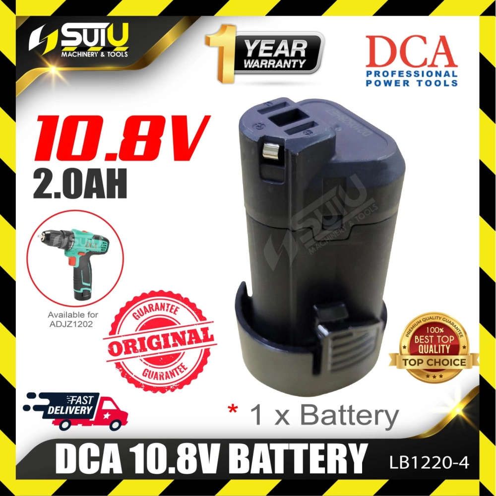 DCA LB1220-4 / LB12204 10.8V Battery 2.0Ah (1PC / 2PCS)