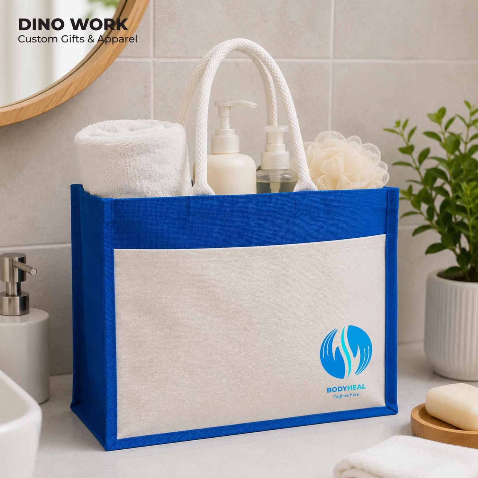 Jute Bag (with front pocket)