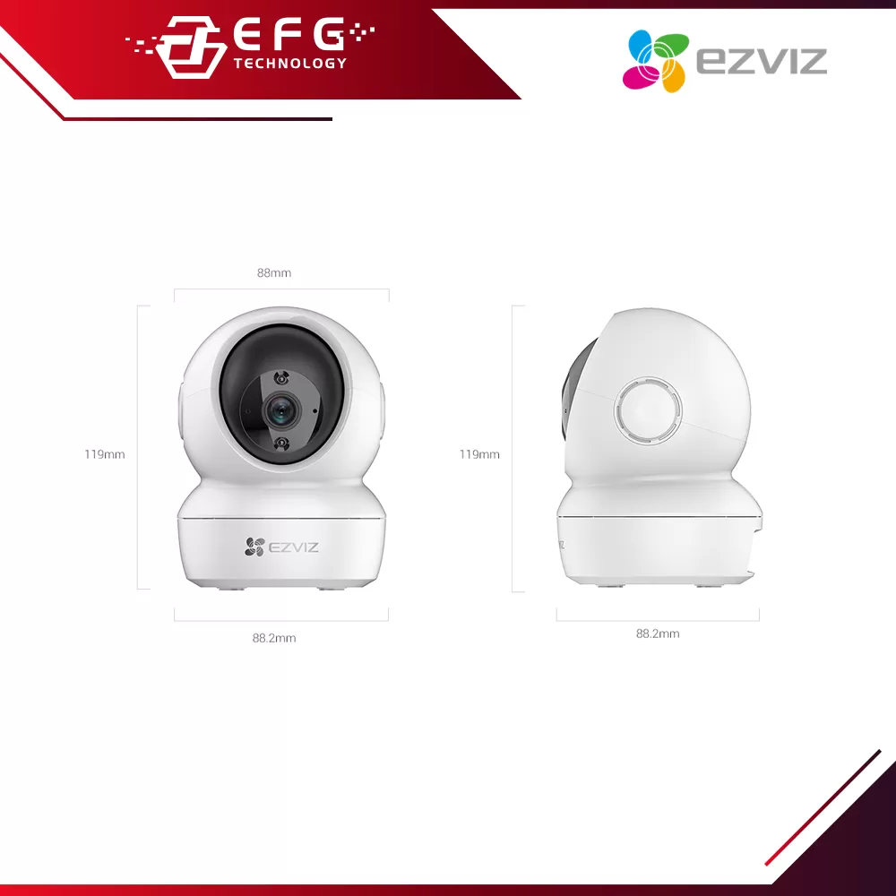 H6c 2K⁺ Pan & Tilt Smart Home Camera in 2K⁺ Resolution