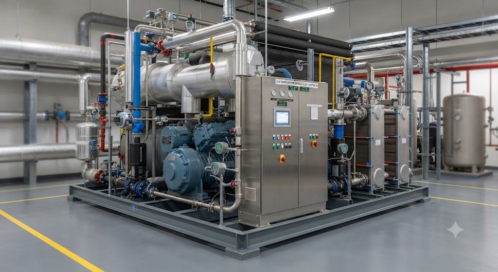 Low temperature brine chiller engineering