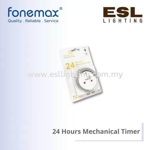  FONEMAX 24 Hours Mechanical Timer 13A 3120W - FM-16A