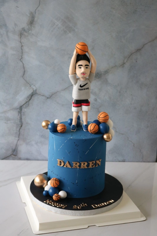Boy Basketball Cake