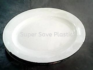 S14120 12 INCH OVAL PLATE L.S.(6PCS)