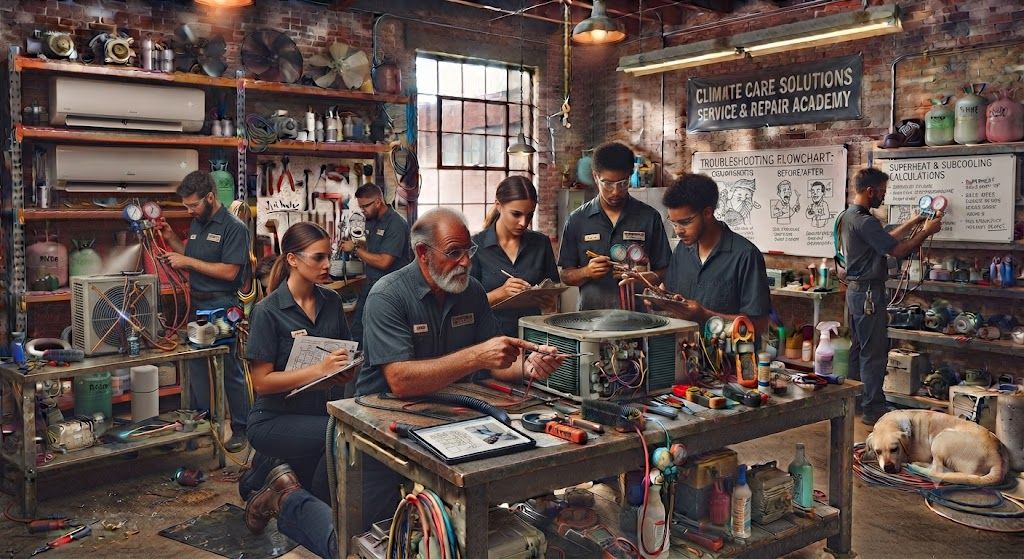 Residential air conditioning workshop