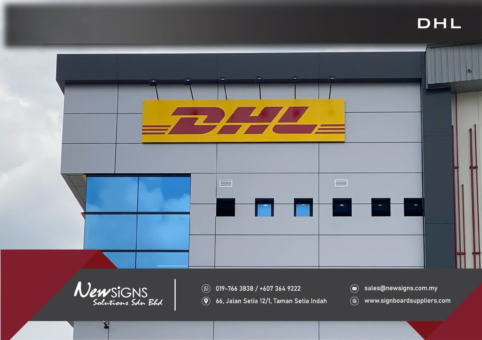 DHL - Alum Box Up Spray Paint