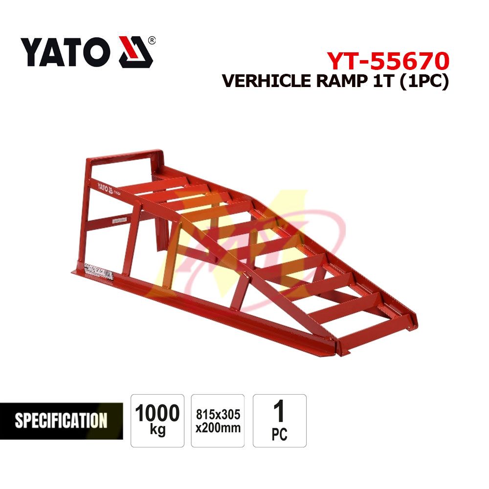 YATO YT-55670 Vehicle Ramp - 1 Ton (1pc) 