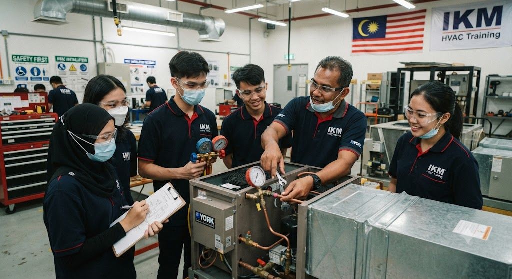Industrial HVAC installation skills development course