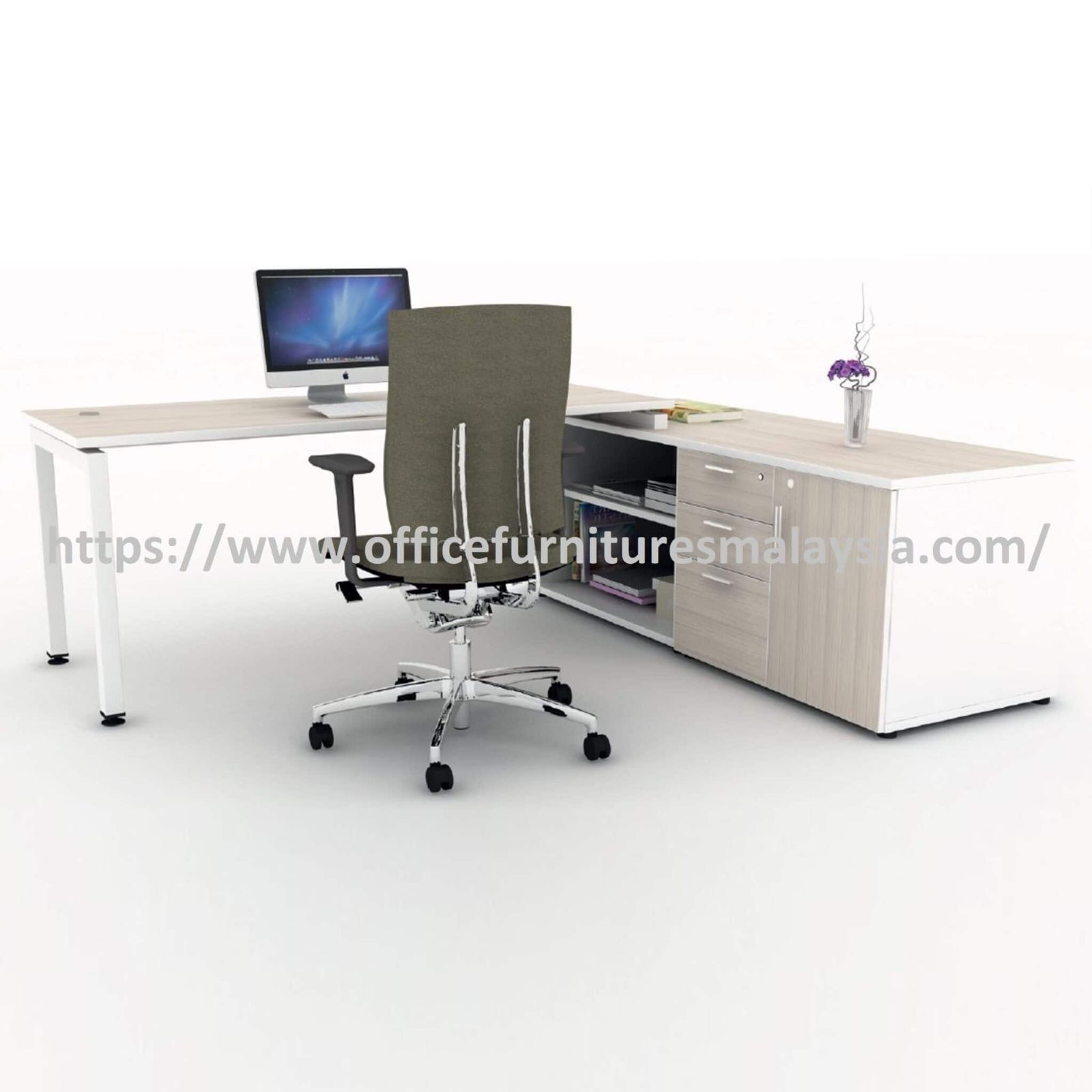6ft CEO Director Table Desk Set EURI2300L