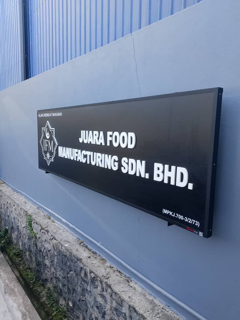 PROFESSIONAL BUILDING WALL BRANDING | QUALITY 3D BOX-UP SIGNBOARD SUPPLY IN PAHANG, GAMBANG & MARAN