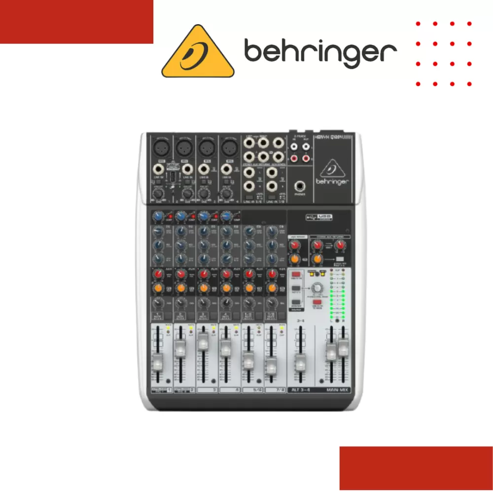 Behringer XENYX-Q1204USB Mixer with USB