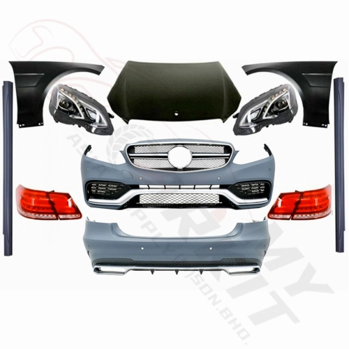 MERCEDES BENZ E CLASS W212 PRE FAECLIFT 2009 – 2016 CONVERSION E63 FACELIFT BODY KIT BUMPER