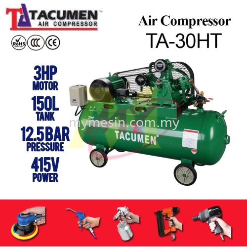 Tacumen TA-30HT Belt Driven Air Compressor 3Hp 415V